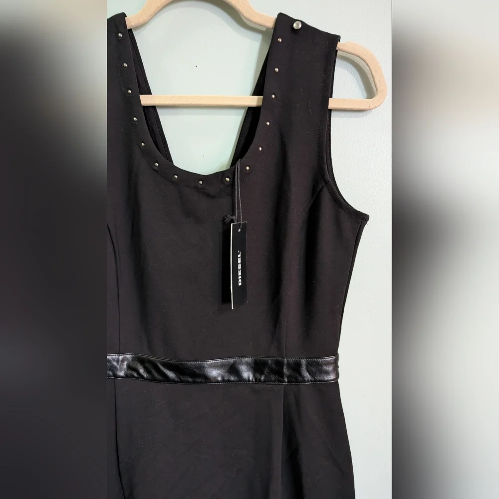 NWT Stunning Diesel fitted Black Dress Ladies Small - Picture 3 of 5